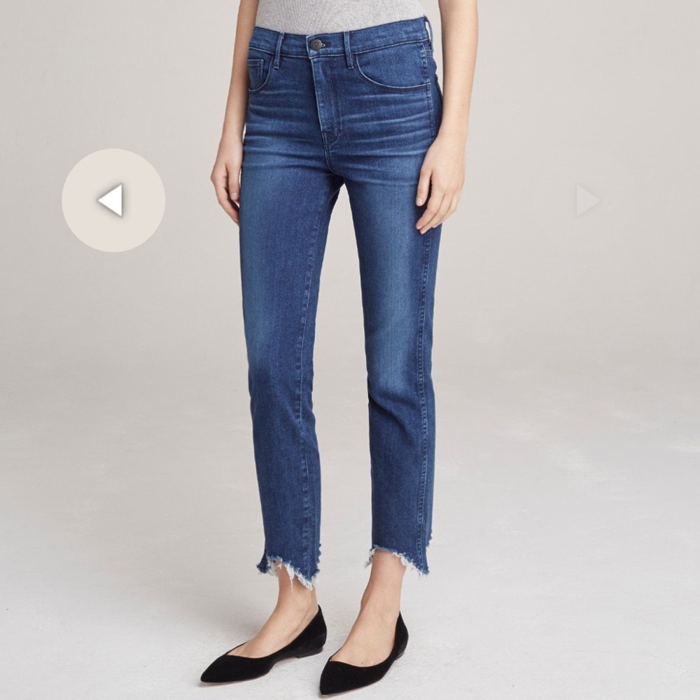 3x1 W3 Straight Authentic Cropped Jeans